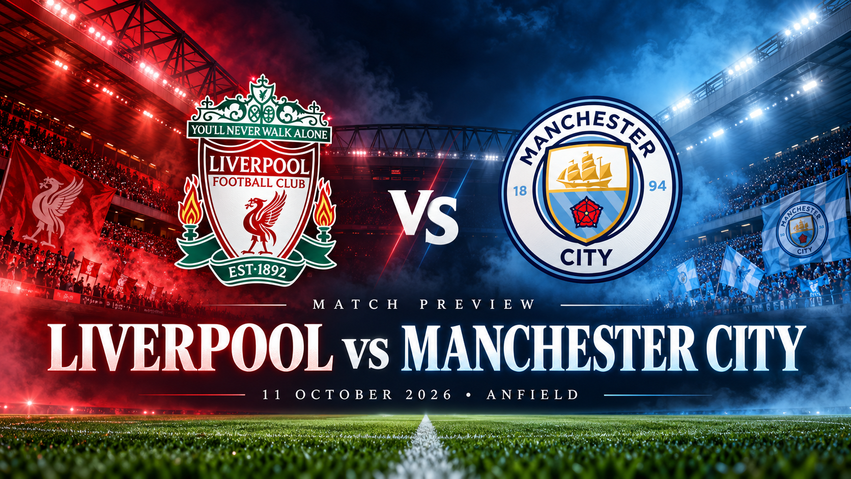 Liverpool vs Manchester City Preview: Team News, Tactical Analysis and Prediction for 11 October 2026